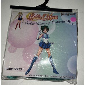 Sailor Moon Mercury Halloween Costume Wig Cosplay Anime Green